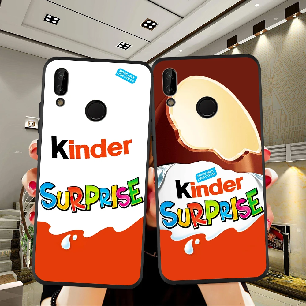 Конфеты шоколад забавные милые Киндер Joy сюрприз яйцо для Huawei P40 P30 Pro P20 P10 P8 Lite 2017