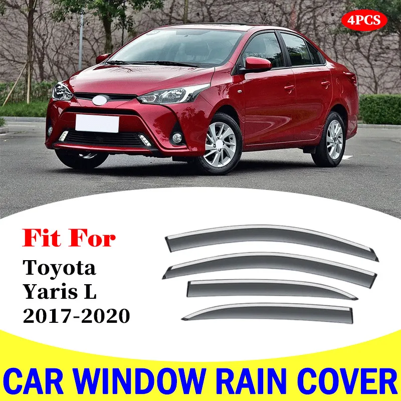 Козырек для окон Toyota Yaris L 2017 2020 защита от дождя в автомобиле навес обшивка боковой
