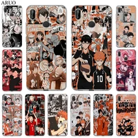 anime volleyball haikyuu comics soft phone case for huawei honor 9s 9a 9c 30 20 pro 8x 9x lite 8s y5p y6p y8p y7a y9a y8s cover