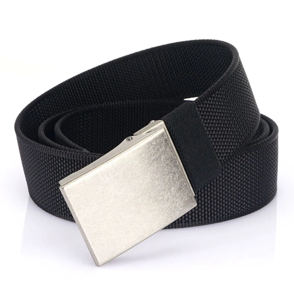 

Fashion Smooth Buckle Tactics Outdoor Men Canvas Belts For Women Army Quick Release Casual Pants Leisure Sashes Adult Waistband