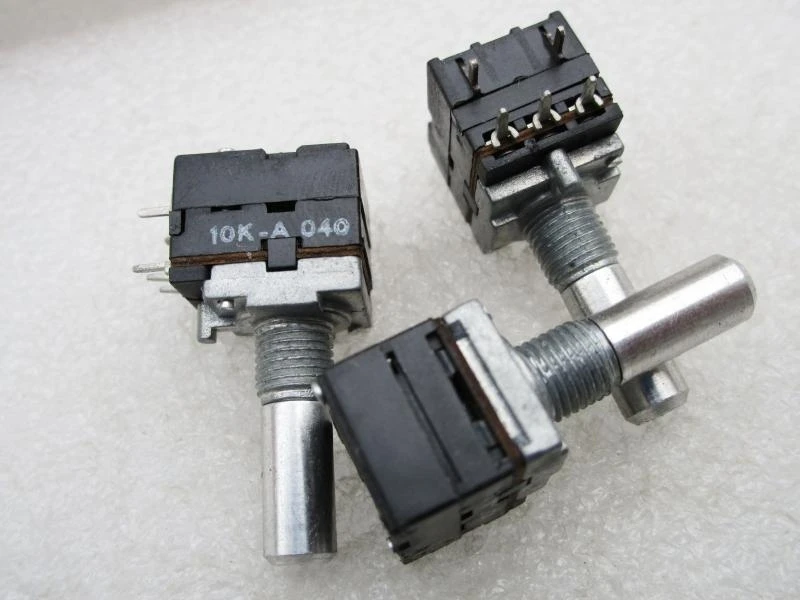 

6pcs IND BRAS Genuine Single Associated with Switch Potentiometer A10K Round Handle