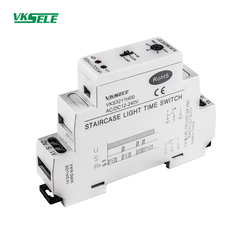 Ручной переключатель с задержкой времени VKS3211 16 А 110 В 220 переменного тока