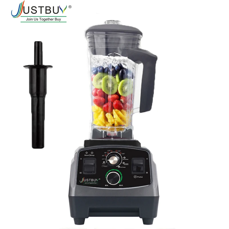 Таймер BPA Free 3HP 2200 Вт коммерческий блендер миксер соковыжималка мощный кухонный комбайн для смузи бар фрукты Электрический блендер
