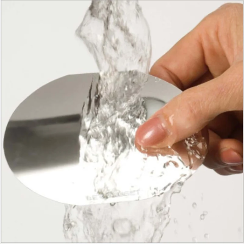 10 PCS/Set Foldable Wine Pourer Aluminum Foil Silver Drop Stop Pouring Disk Pour Spout Pack Home Bar Tools |