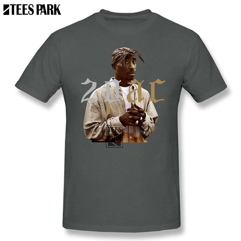 Tops Short Sleeve Tees 2Pac Tupac O Neck Simple Style Men T Shirt Designer Cheap Men's Hip Hop Clothing Street Wear Fashion | Мужская