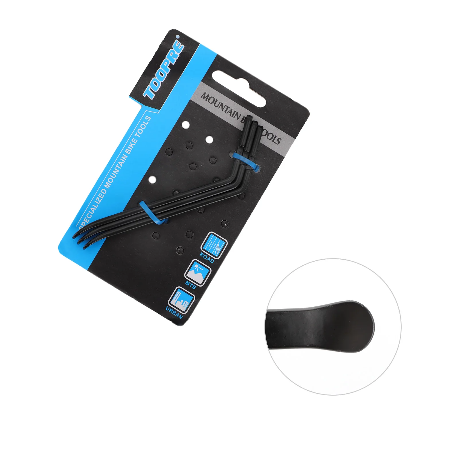 

TOOPRE 3pcs/set Cycling Tire Lever Pry Up Tool MTB Road Bicycle Metal Pry Bar Stainless Steel Bike Wheel Remover Repair Tools