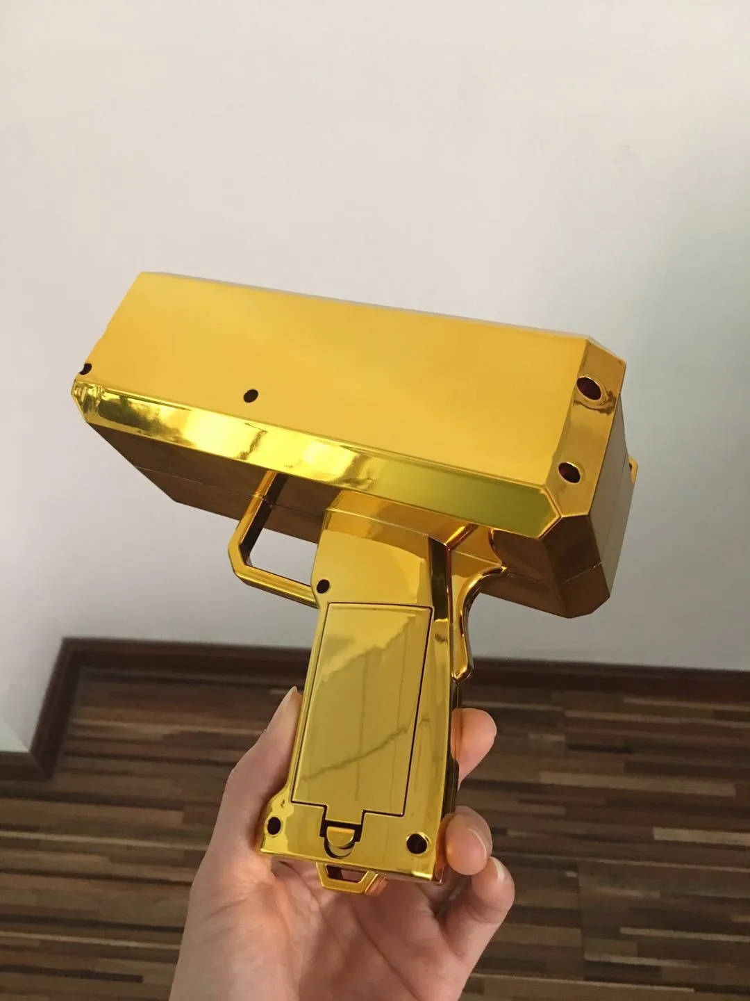 Пистолет для банкнот денежный пистолет денег Золотой 100 шт. пляжной вечеринки