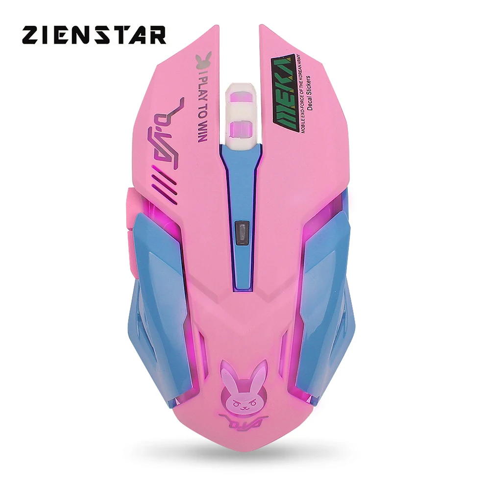 Беспроводная перезаряжаемая мышь с 7-цветной подсветкой 3200DPI | Компьютеры и офис