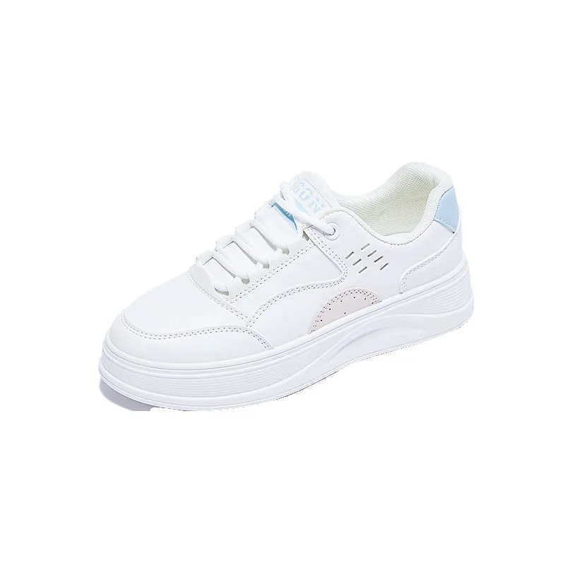 Fall 2021 new ins Korea based white shoe running sneakers breathable recreational shoe XQ806 increased female students