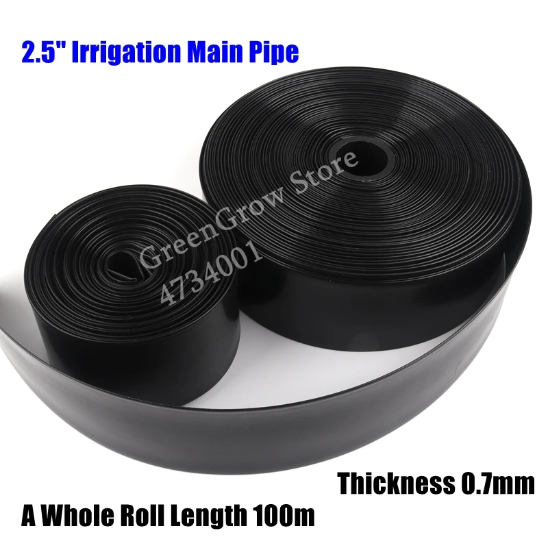 50m 2.5" Φ63mm Agriculture Irrigation Main Pipe Garden Farm Watering Tape Lawn Saving Irrigation System Tube Spray Water Hose