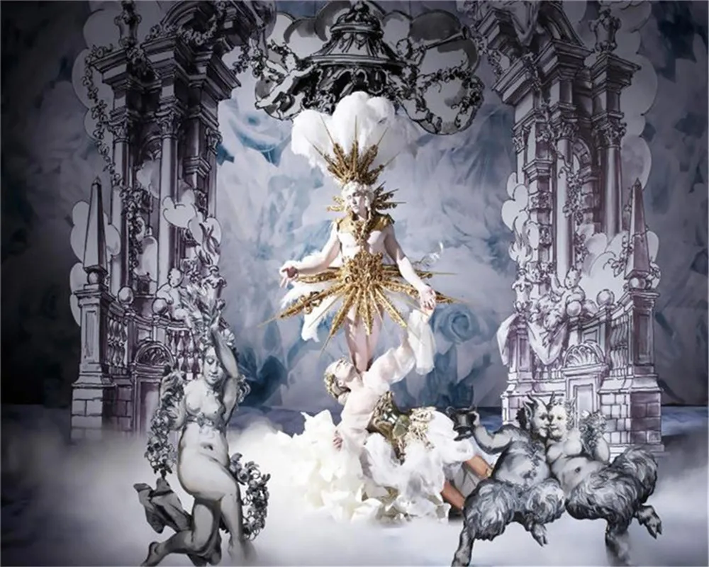 

3d Photo Wallpaper Custom European Style Angel Living Room Bedroom Background Wall Decoration Mural Wallpaper