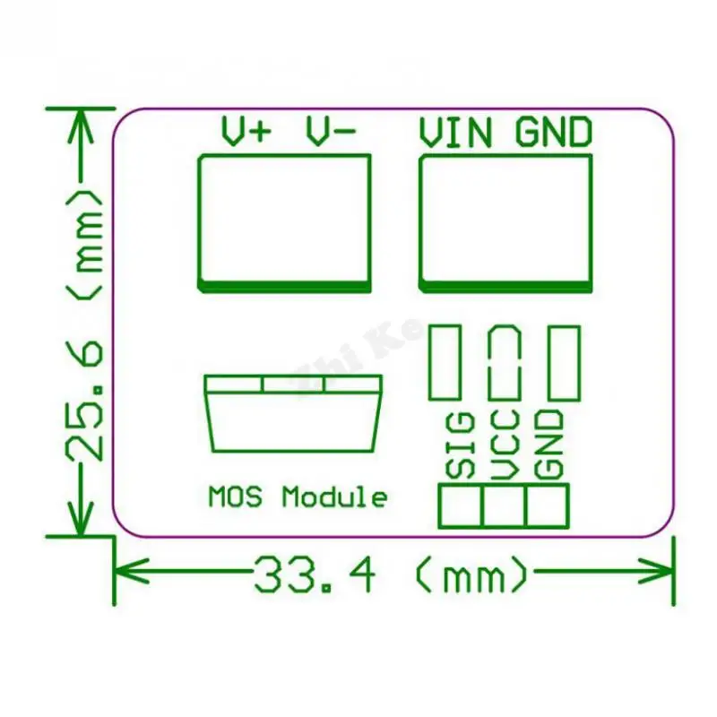 Модуль привода IRF520 0-24 В верхняя кнопка Mosfet драйвер MOS модуль для Arduino MCU ARM Raspberry pi |