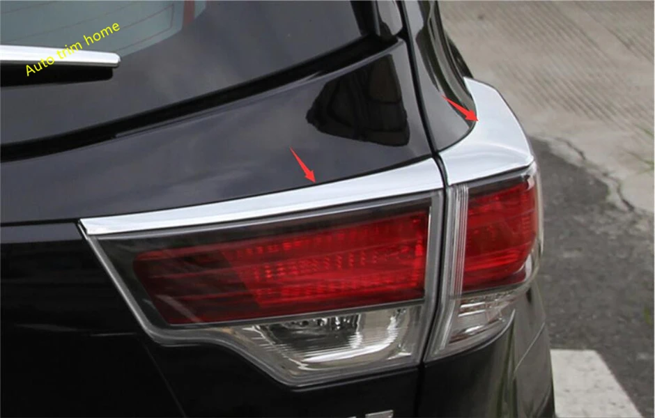 Lapetus переоборудование экстерьера комплект подходит для Toyota Highlander KLUGER- хром задний свет бровей чехол с полосками отделка