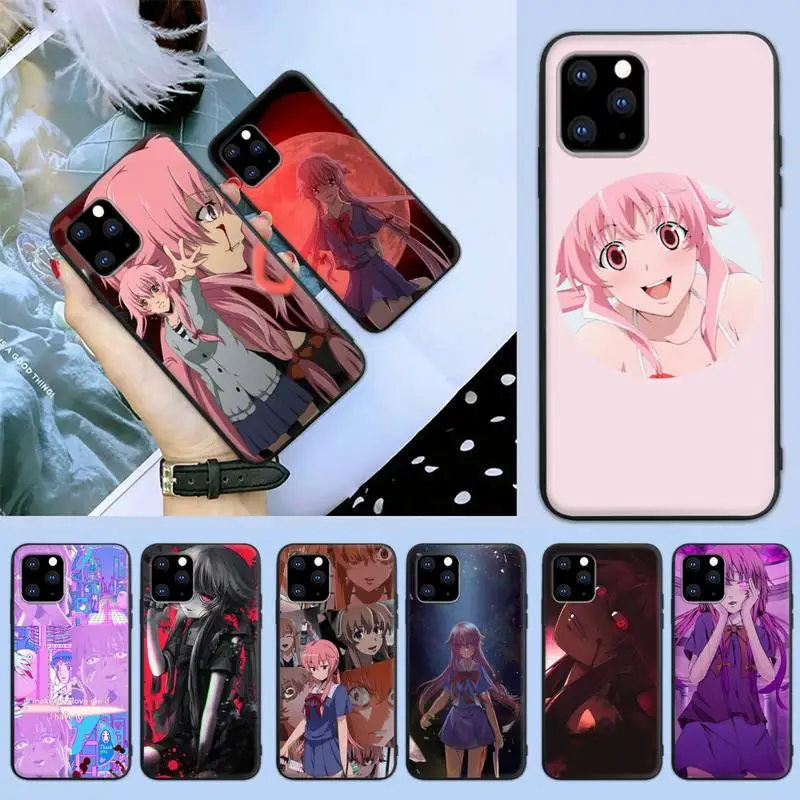 

Gasai Yuno Future Diary Phone Case For iPhone 6 7 8 Plus 11 12 ProMax X XR XS SE Max Back Cover