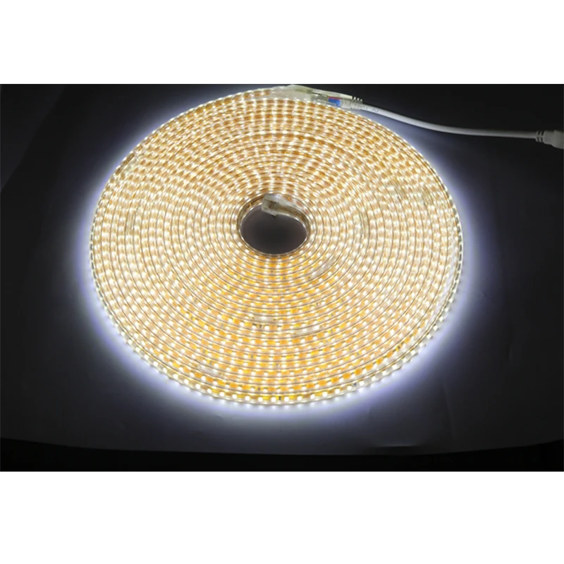 Гибкая Водонепроницаемая светодиодная лента 120 В переменного тока с вилкой