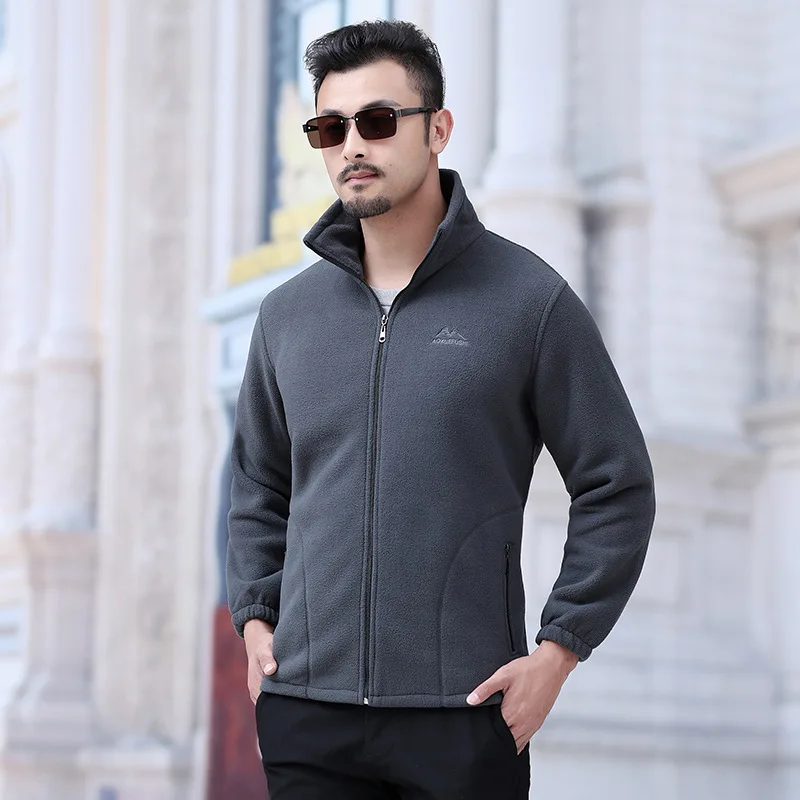 

2020 Men Yaolizhuarong collar jacket youth solid color autumn and winter warm jacket liner