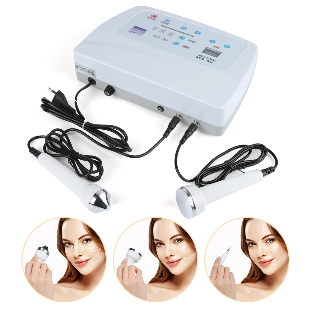 

Ultrasonic Freckle Removal Pen Micro Tattoo Facial Tag Wart Removal Machine with 2 Probes Beauty Mole Freckle Remover Spot Pen