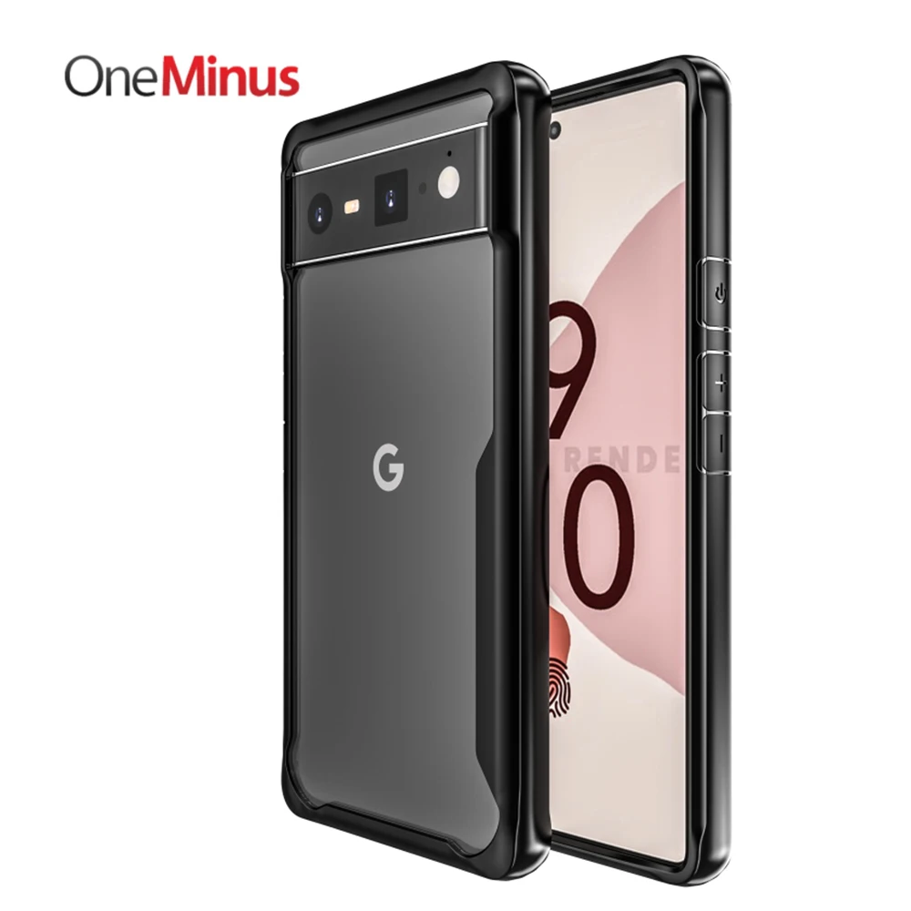 

Shockproof Armor Case For Google Pixel 6 Pro Case 4A 5G 5A For Pixel 5 6 Clear Cover Luxury Silicone TPU Frame Hard Acrylic Back