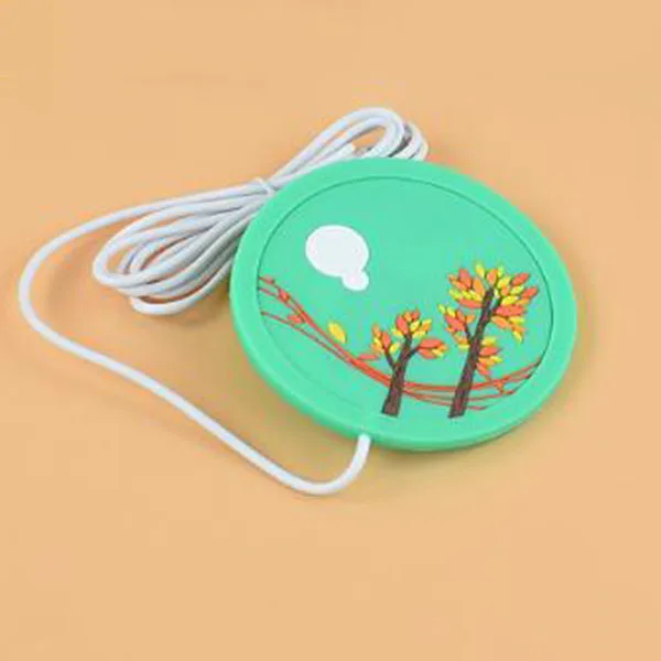 Style8 USB теплее гаджет мультфильм Силиконовые тонкие чашки-Pad кофе чай напиток usb нагревательный лоток кружка Pad хороший подарок - Цвет: Style8