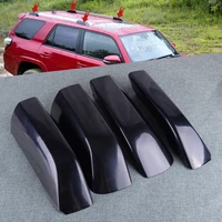 4pcs car roof luggage rack rail end cover shell fit for toyota 4runner n280 2010 2011 2012 2013 2014 2015 2016 2017 2018