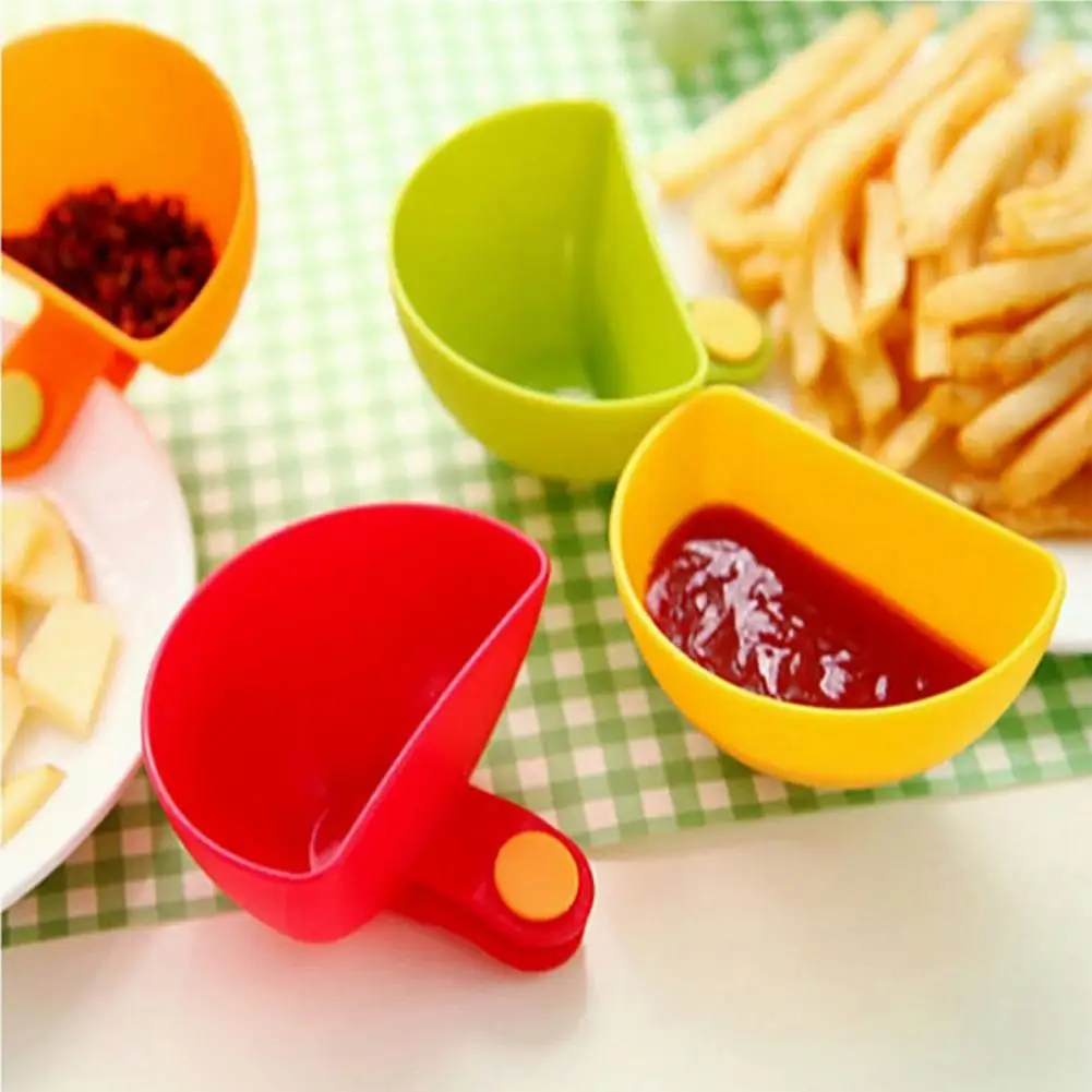 

8Pcs/Set Sauce Cup Space-saving Portable Creative Practical Food Grade Sauce Cup Sauce Holder for Gifts