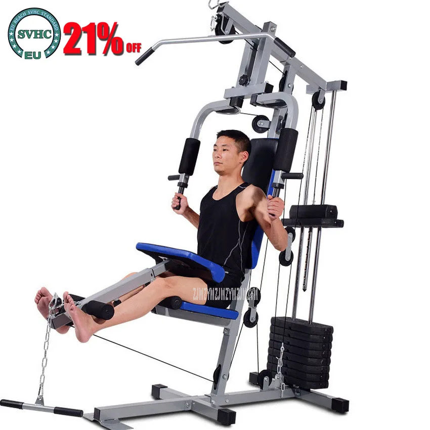 

Multi-functional Single Person Stand Trainer Upper Pulling Rod Rowing Pole Kick Exercise Home Gym Combination Strength Equipment