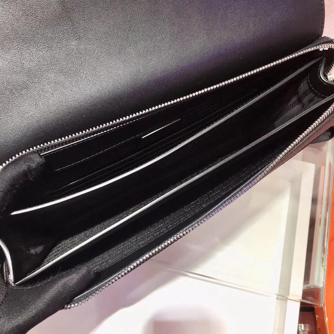 

2021 men's and women's black leather messenger bag casual simple shopping trip large capacity waterproof shoulder backpack