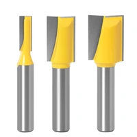 drillpro 8mm shank cleaning bottom engraving bit cnc wood solid carbide router bit milling cutter wood tool woodworking router