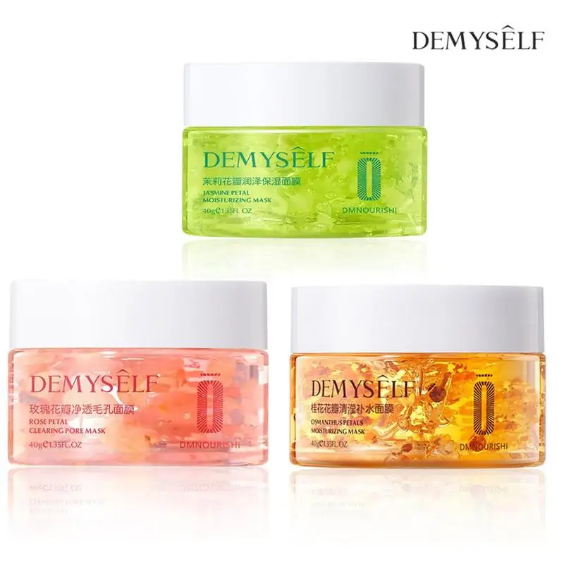 Увлажняющая Маска отбеливание акне Жасмин растение против морщин старения