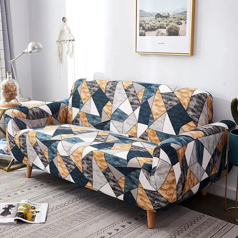 

46 Cotton Elastic Slipcovers Loveseat Couch Cover Sofa Towel L-shaped Sofa Cover Sofa Cover for Living Room copridivano
