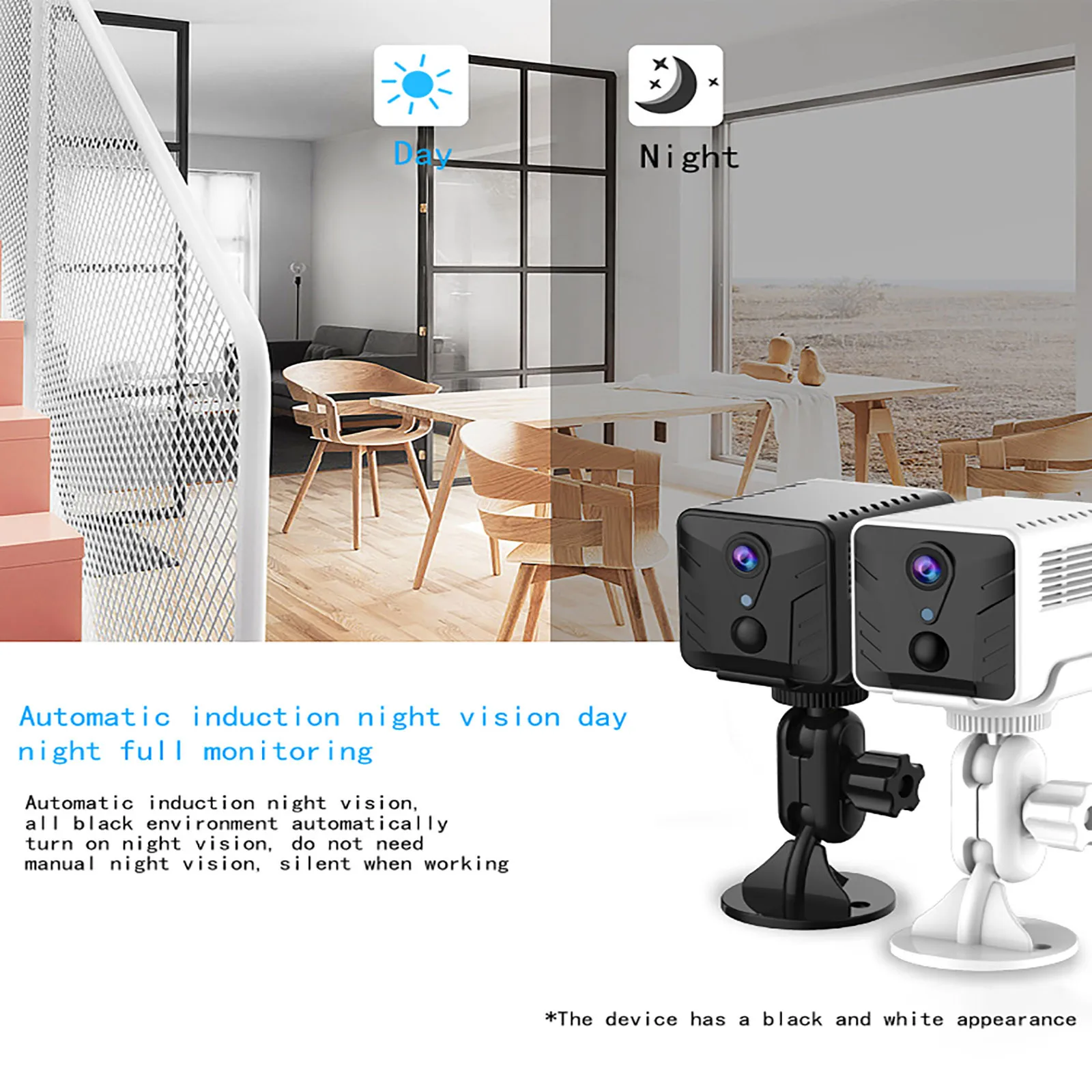 

Home Monitor 1080P HD Camera Security All-In-One Indoor And Outdoor Home Business Wireless 1080P HD Camera