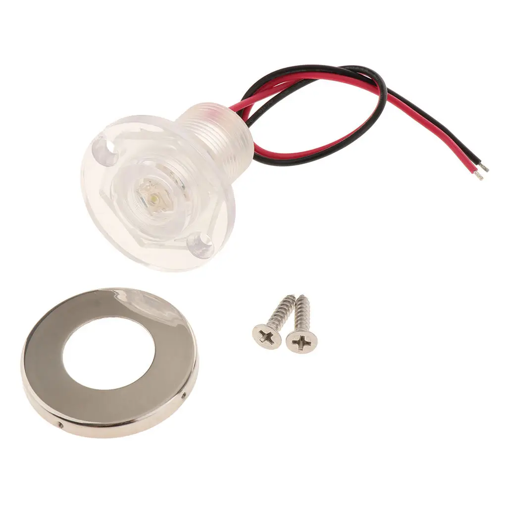 

Outdoor Path Garden Stair LED Deck Step Lights Mini Round Led Boat Lights