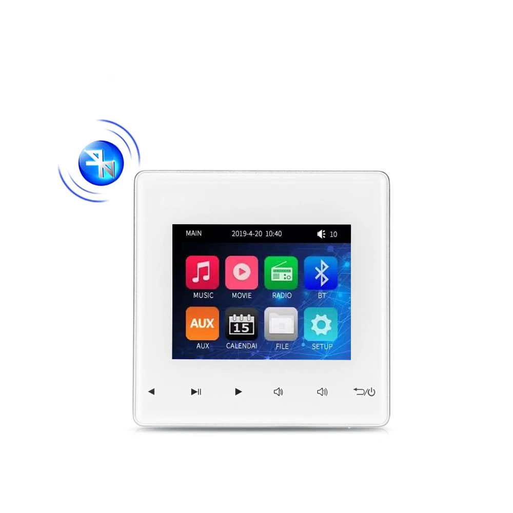 Цифровой стерео усилитель в стене музыкальная система Bluetooth Потолочная семейная