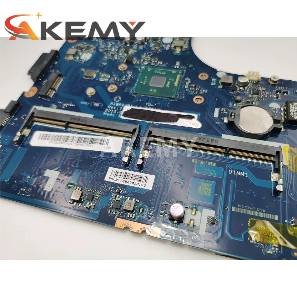 

Akemy New Mainboard For Lenovo Ideapad B41-30 Laptop Motherboard AIWBO/B1 LA-C291P N3160/N3150 CPU 4 cores 920M GPU