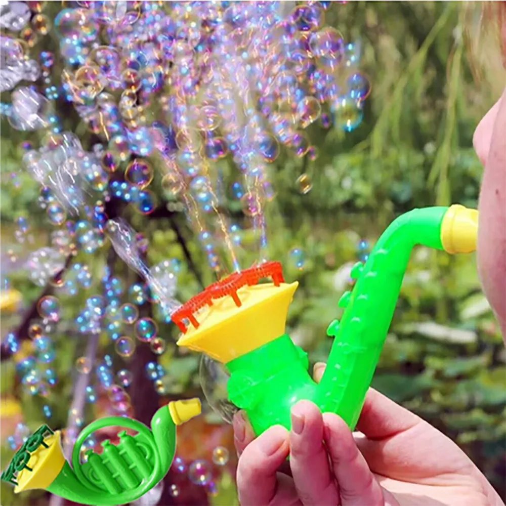 

Water Blowing Toys Random Color Bubble Gun Soap Bubble Blower Outdoor Child Toys New Creative Polyporous Wedding Machine Hot