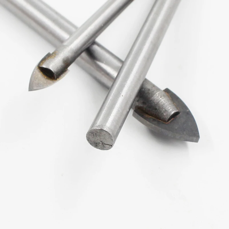 

Alloy Triangle Drill Bit Compatible For Drilling Glass Ceramic Plastic Practical