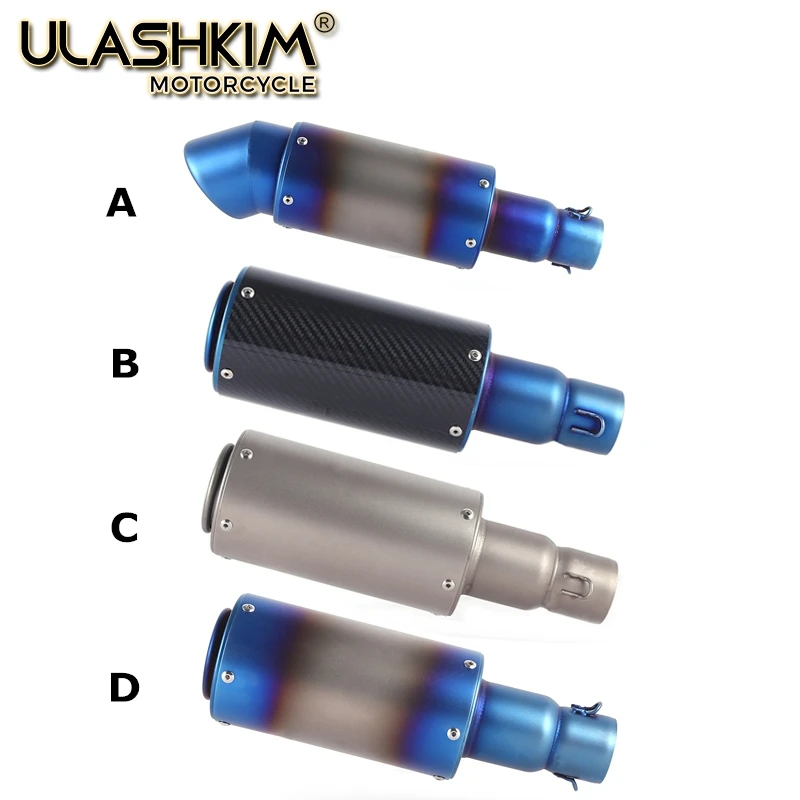 Универсальный мотоцикл глушитель выхлопной трубы FL125 SMAX PCX GSX R125 адрес V125 V125G V125S RM