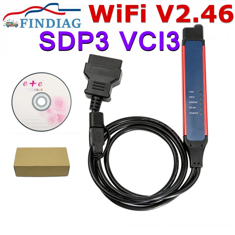 SDP3 VCI3 для Scani обновленная версия V2.46 с полным чипом инструмент быстрой