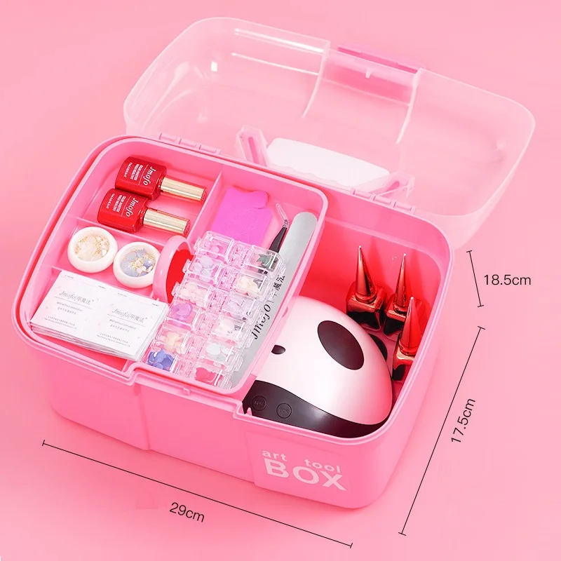 Ручная коробка для макияжа Настольная стандартная пластиковый органайзер