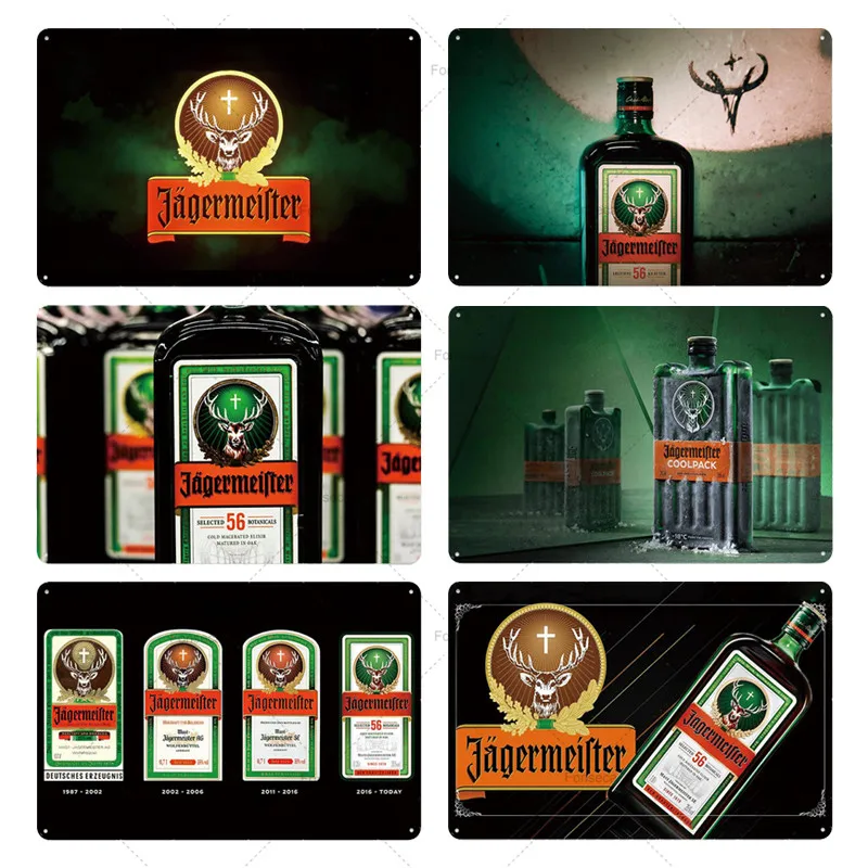 Металлический знак Jagermeister оловянные знаки металлическая пластина металлический