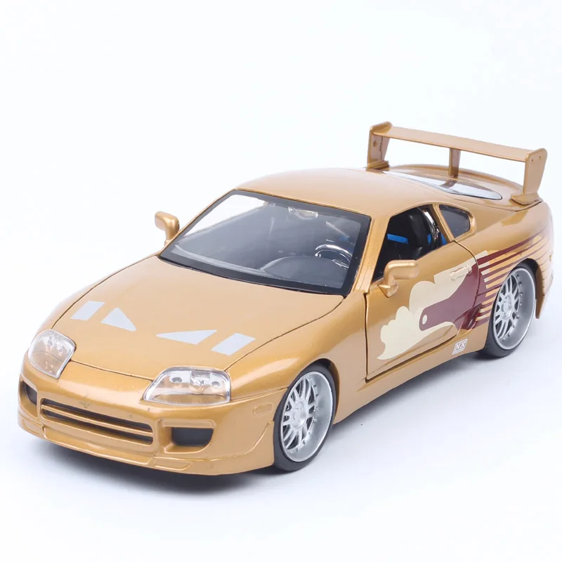1/24 Jada big TOYOTA SUPRA Celica 1995 литые машины металлические гоночные копии весы и модели