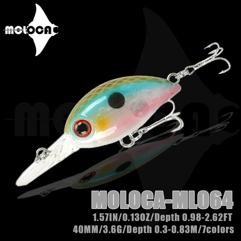 

2021 Fishing Lure Crank Mino Floating Bionic Baits Weights3.6g 4cm Cankbait Top Water Pesca Saltwater Lures For Carp Fish Tackle