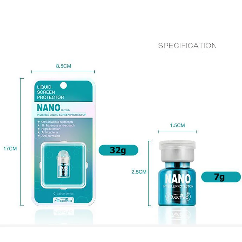 Универсальная нано защитная пленка для экрана телефона IPhone X Oneplus 5T невидимая