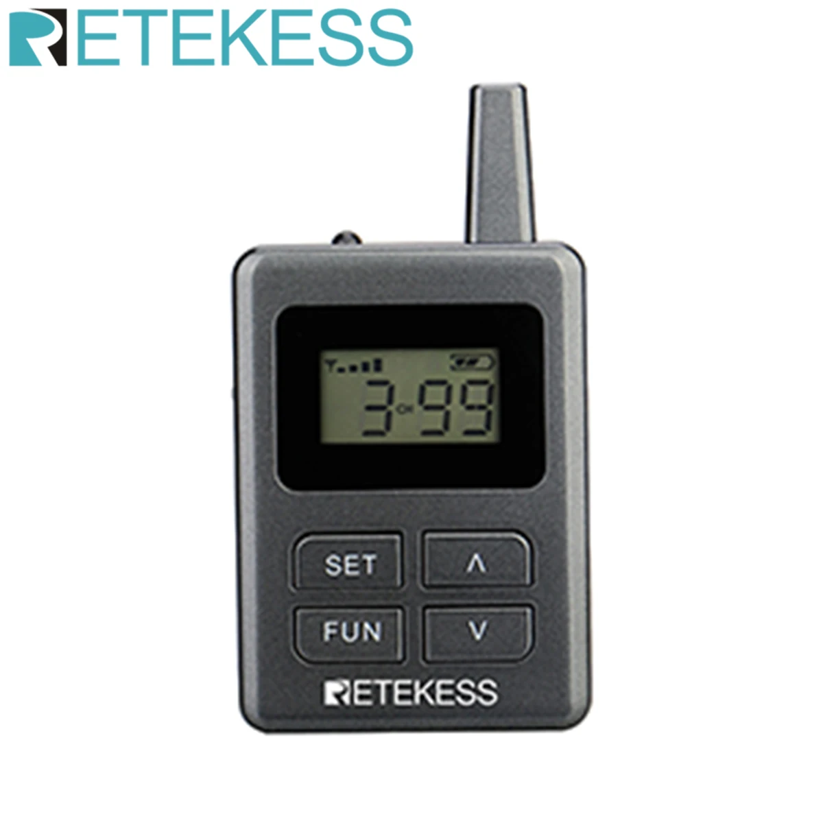 

Retekess TT108 2.4GHz Professional Transmitter for Wireless Tour Guide System Traveling Museum Visit Conference church