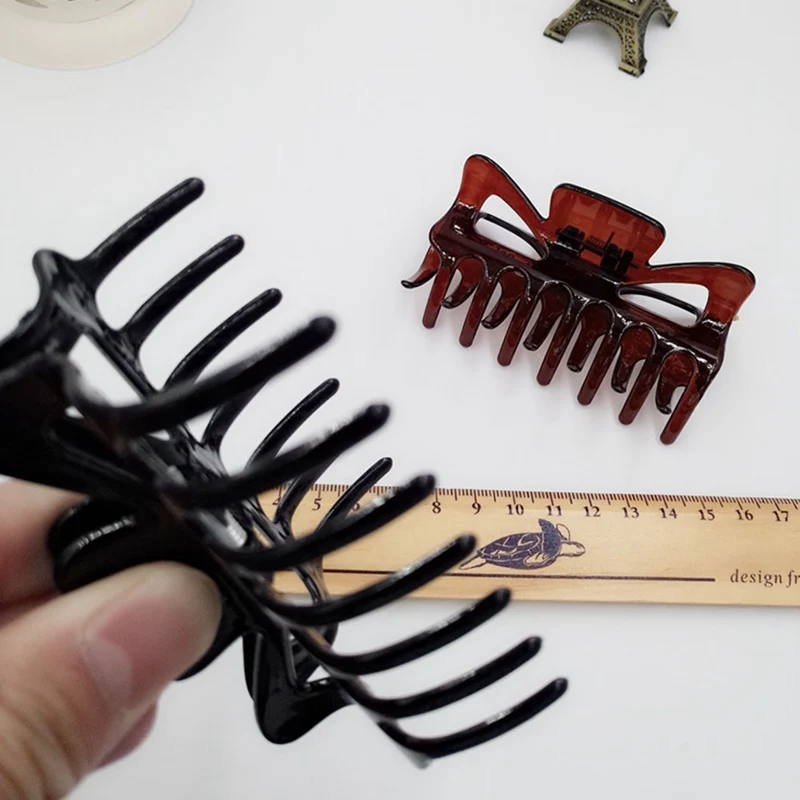 Women Large Hair Clamps Claw Clip Lady Female Casual Big Barrette Crab Claws Headwear Accessories |