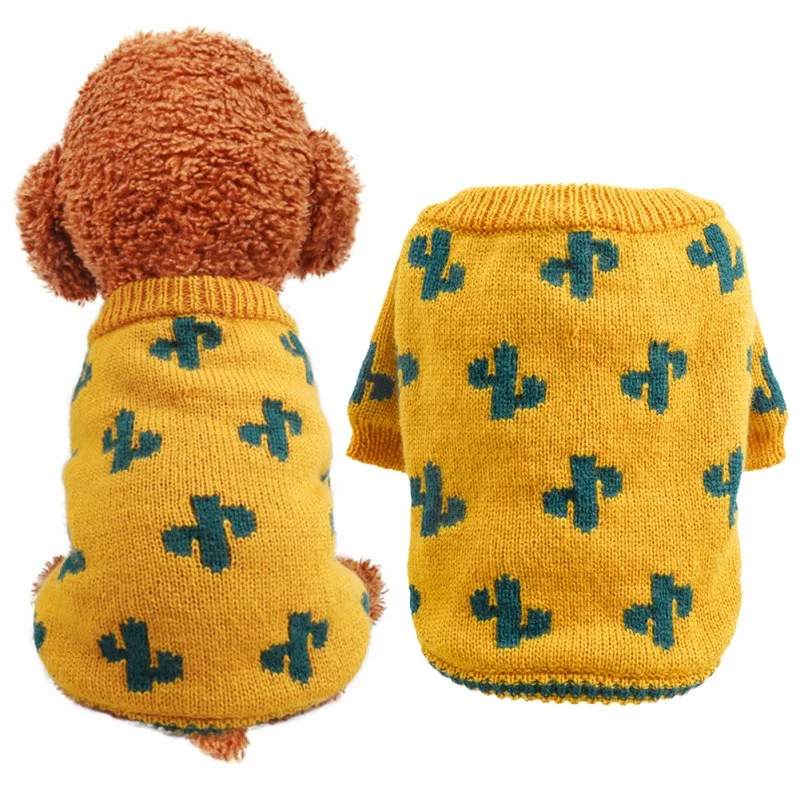 

Christmas Dog Clothes Cute Cartoon Pet Winter Warm Sweater For Small Medium Dogs New Year Puppy Dog Costume Chihuahua Pet Shirt