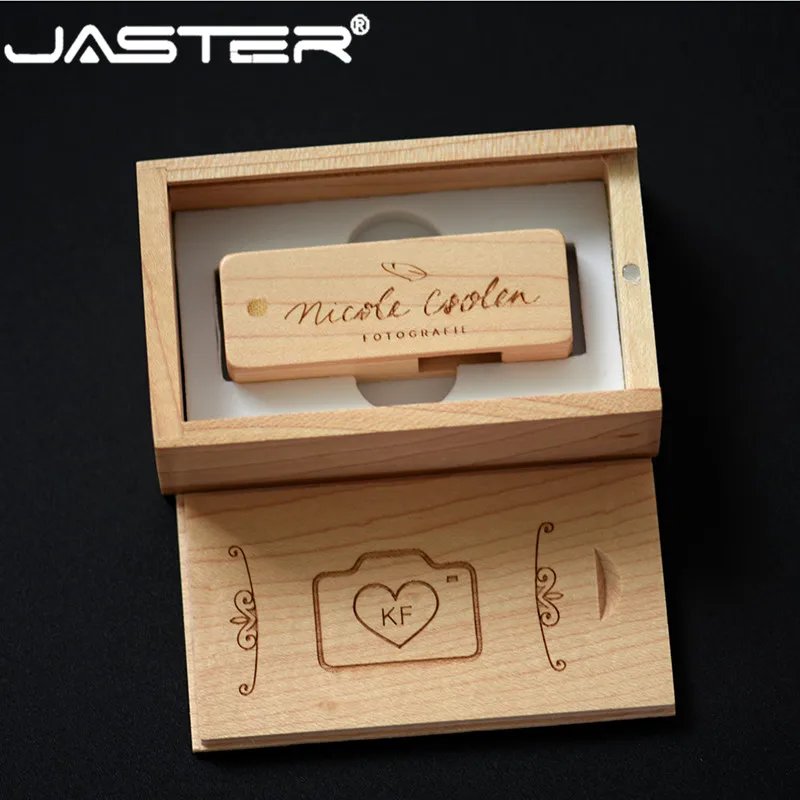 JASTER хит продаж креативный вращающийся деревянный USB + ручка накопитель (более 10