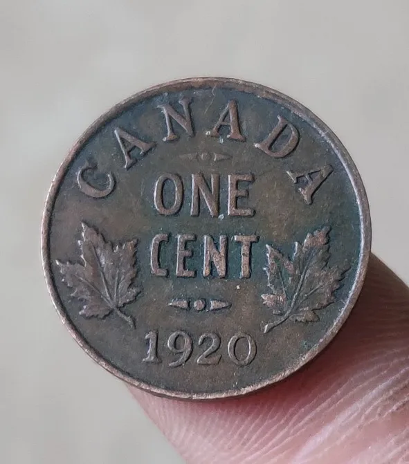 Канада 1 цент 19 мм Монеты Содружества старые оригинальные монеты Коллекционная