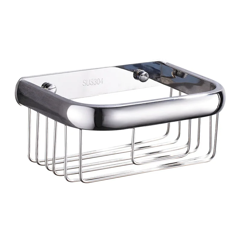 Без винтов современные 304 корзины для душа из нержавеющей стали хромированные