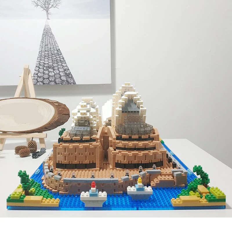 YZ 061 всемирно известный архитектурный синейский оперный дом модель 3D Мини